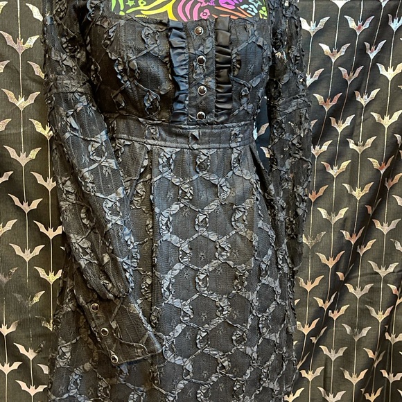 Vintage lip Service Dusk Till Dawn Victorian dress - Picture 4 of 5